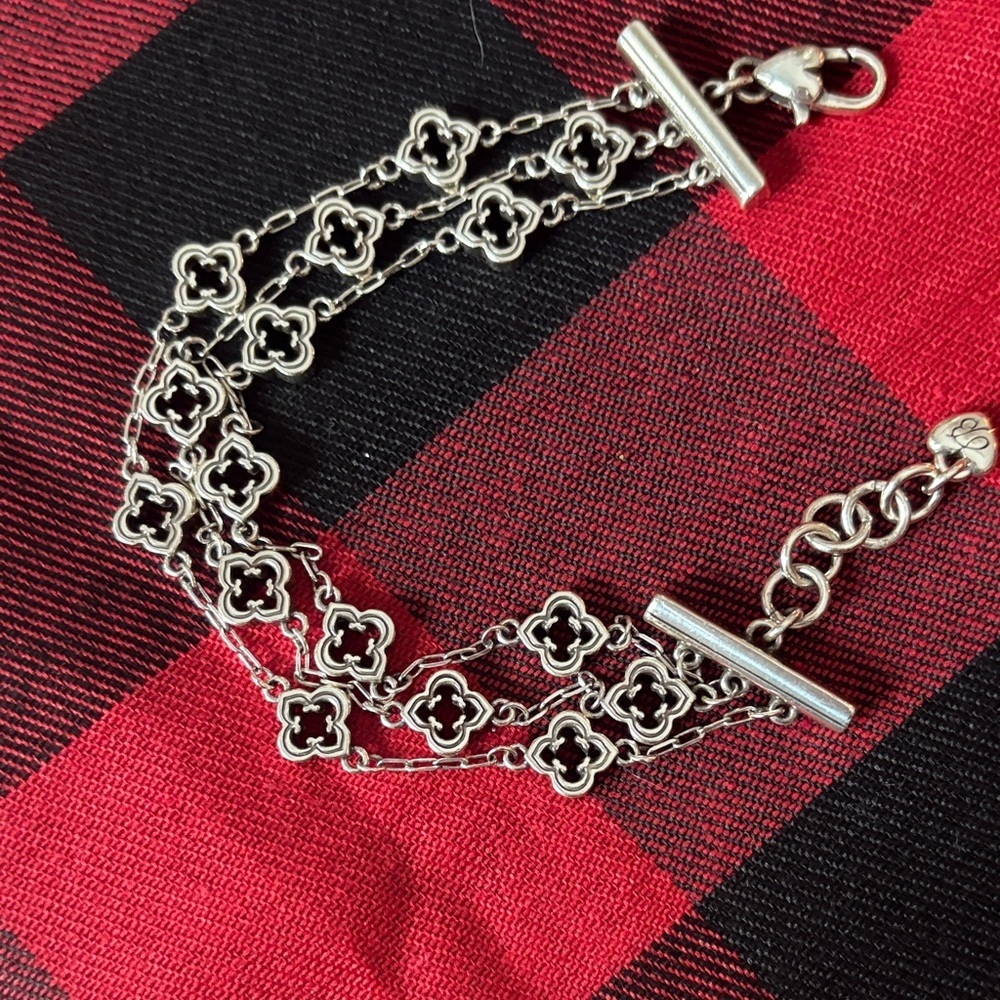 Brighton Silver 3 Strand Bracelet - Picture 3 of 3
